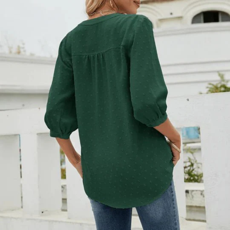 Women's Long Sleeve Tops – Elegant Casual Blouse for Work and Events