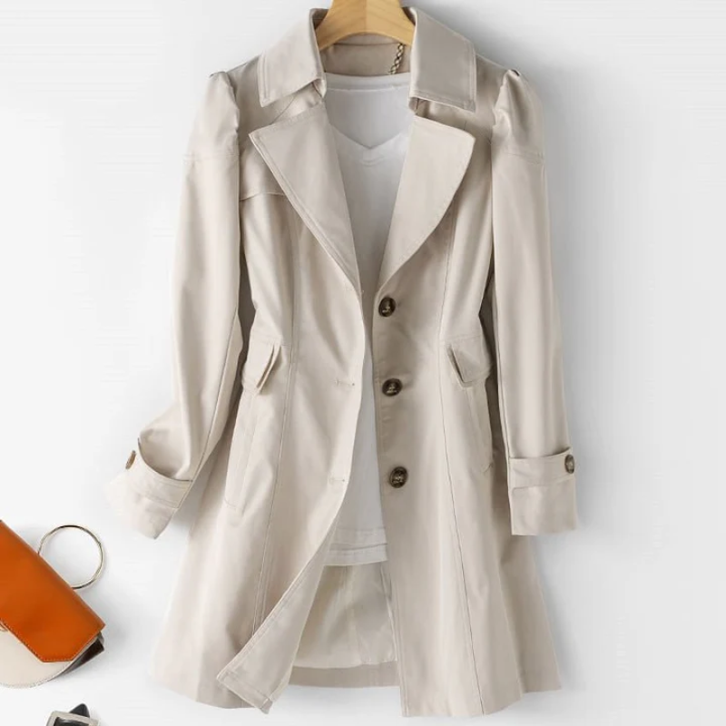 Women's Long Trench Coat – Lightweight Stylish Outerwear for All Seasons