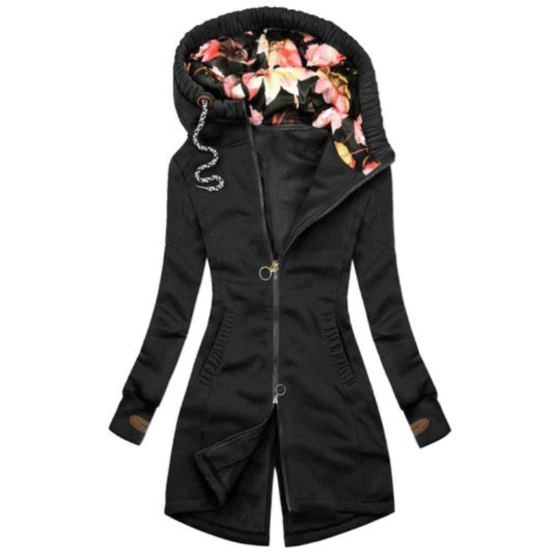 Long Black Women's Jacket – Stylish Outerwear for Casual and Formal Wear