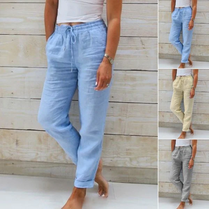 Lightweight Summer Trousers for Women – Fabric Trousers, Casual & Comfortable