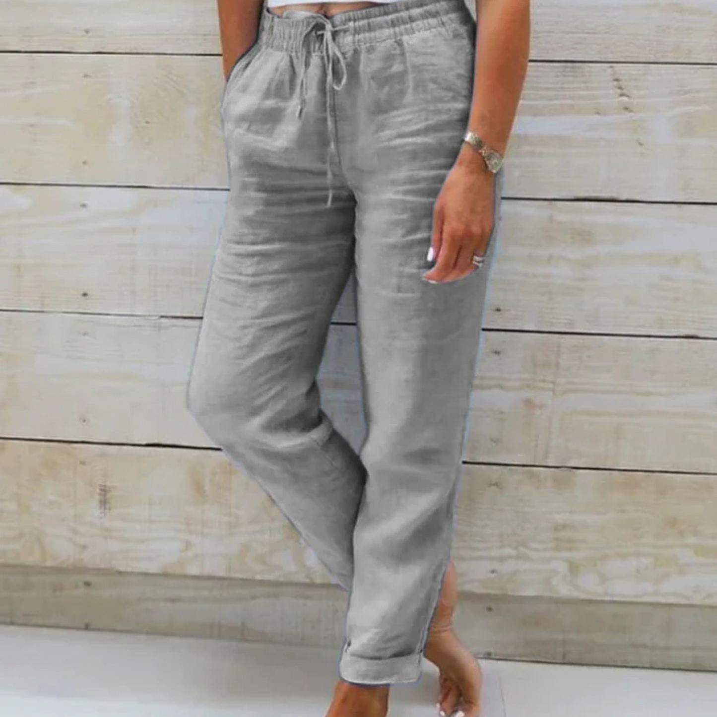 Lightweight Summer Trousers for Women – Fabric Trousers, Casual & Comfortable