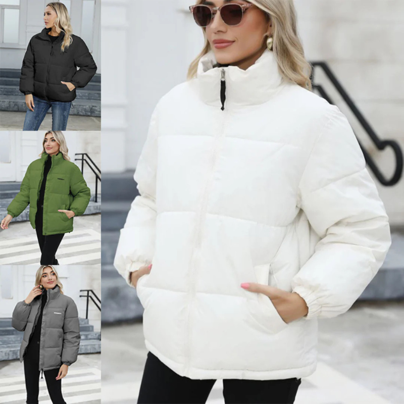 Lightweight Padded Jacket Women – Black Down Jacket for Cold Weather Wear