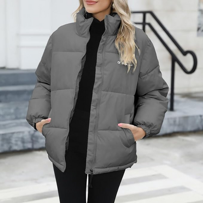 Lightweight Padded Jacket Women – Black Down Jacket for Cold Weather Wear