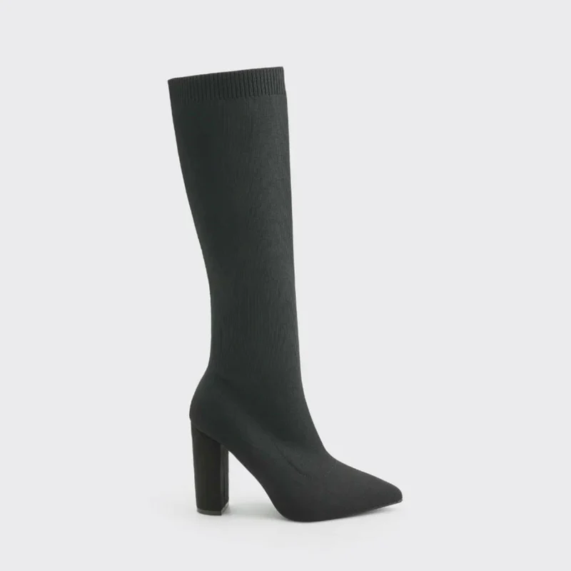 Over-the-Knee Boots for Women – Stylish Black Knee-High Footwear