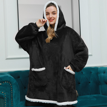 Women's Oversized Hoodie – Long Cozy Sweatshirt for Casual Wear