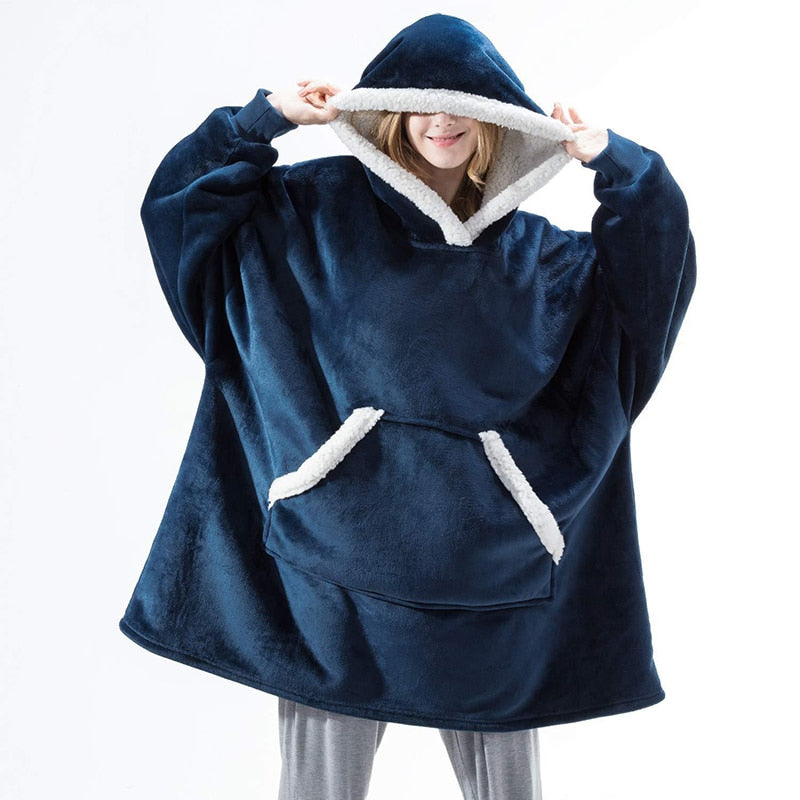 Women's Oversized Hoodie – Long Cozy Sweatshirt for Casual Wear