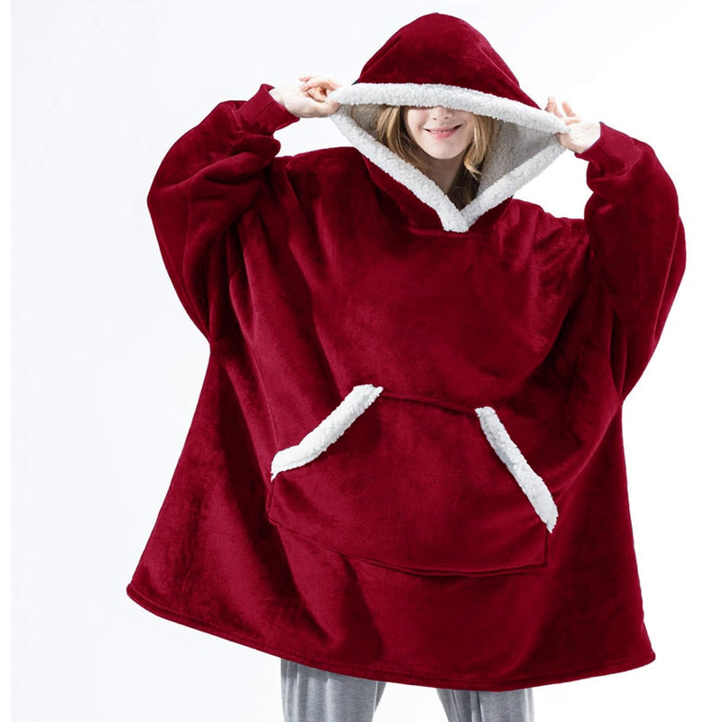 Women's Oversized Hoodie – Long Cozy Sweatshirt for Casual Wear