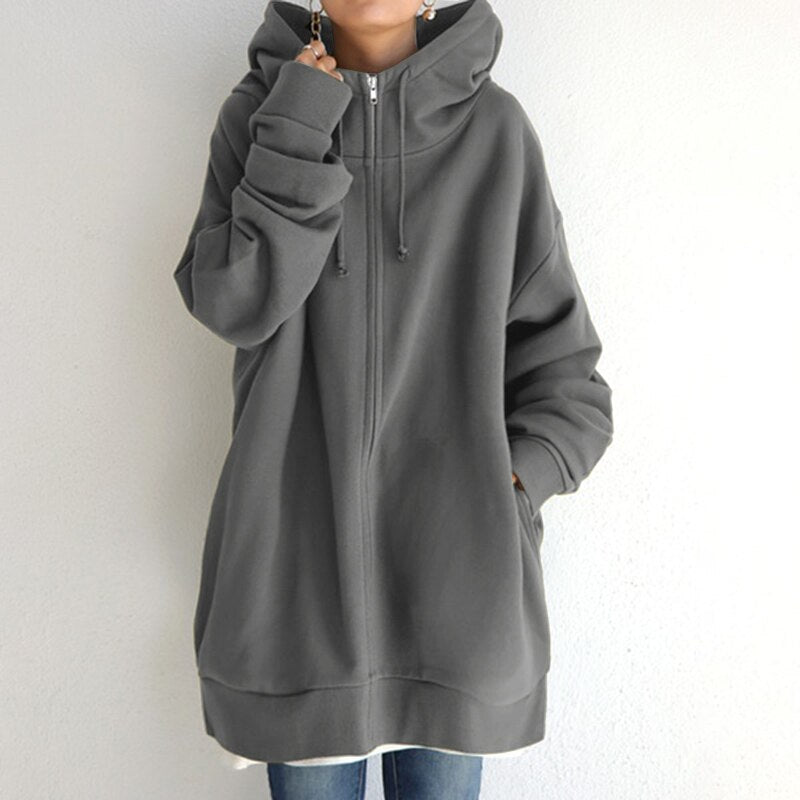 Women's Oversize Hoodie Black – Cozy Casual Sweatshirt for Everyday Wear