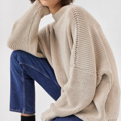 Women's Oversized Knit Jumper – Cozy Sweater for Casual and Chic Style