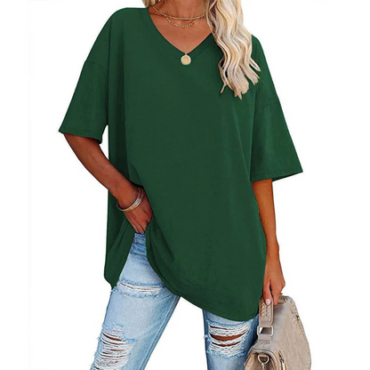 Women's Oversized Black Shirt – Casual Chic Top for Everyday Style