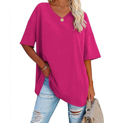 Women's Oversized Black Shirt – Casual Chic Top for Everyday Style