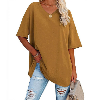 Women's Oversized Black Shirt – Casual Chic Top for Everyday Style