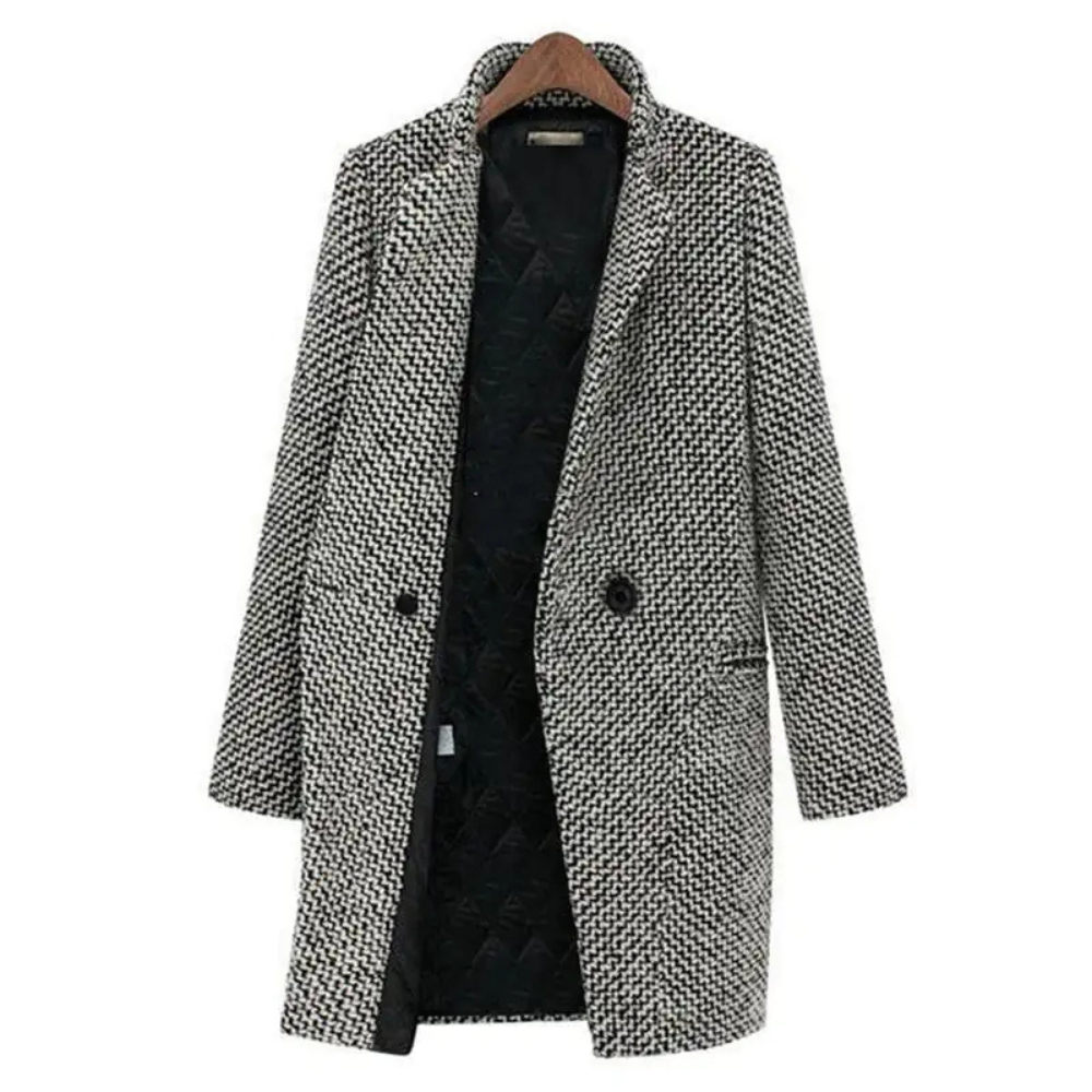 Women's Black Trench Coat – Long Stylish Jacket for All Seasons