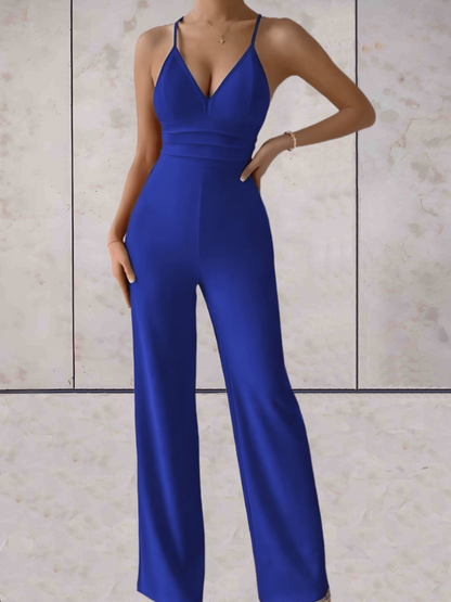 Summer Jumpsuit for Women – Elegant Lightweight Sleeveless Outfit for Parties