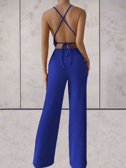 Summer Jumpsuit for Women – Elegant Lightweight Sleeveless Outfit for Parties