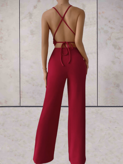 Summer Jumpsuit for Women – Elegant Lightweight Sleeveless Outfit for Parties