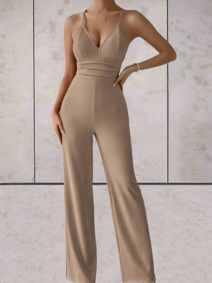 Summer Jumpsuit for Women – Elegant Lightweight Sleeveless Outfit for Parties