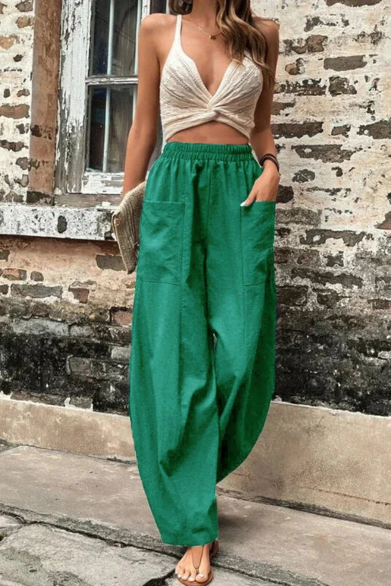 Wide Leg Trousers Women – Elegant Summer Pants for Casual and Formal Wear