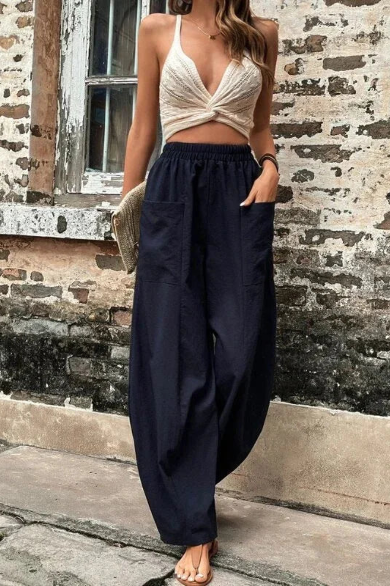 Wide Leg Trousers Women – Elegant Summer Pants for Casual and Formal Wear