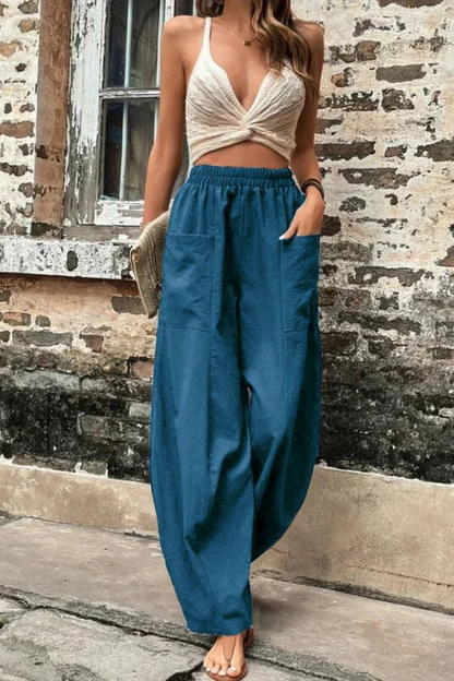 Wide Leg Trousers Women – Elegant Summer Pants for Casual and Formal Wear