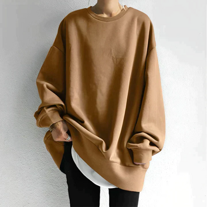 Women's Oversized Jumper – Cozy Sweatshirt for Casual Wear and Layering