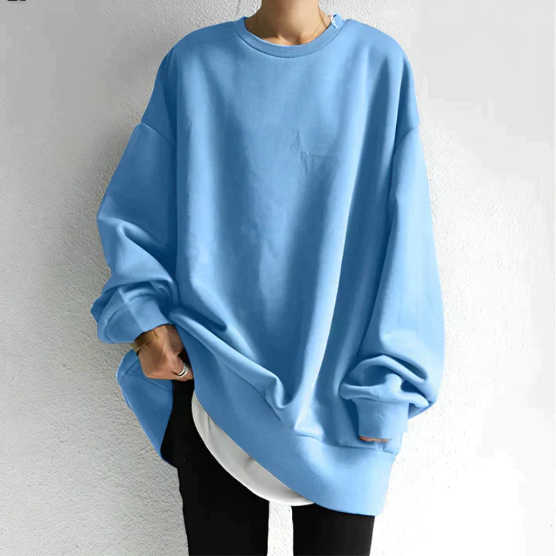 Women's Oversized Jumper – Cozy Sweatshirt for Casual Wear and Layering