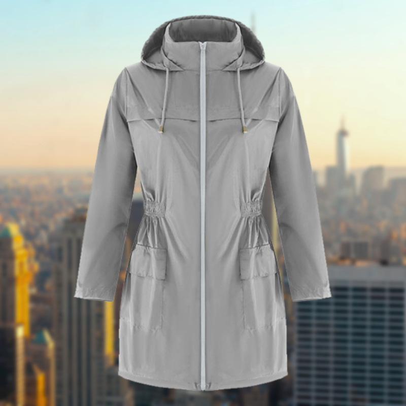 Women's Waterproof Rain Jacket – Breathable Lightweight Outdoor Coat