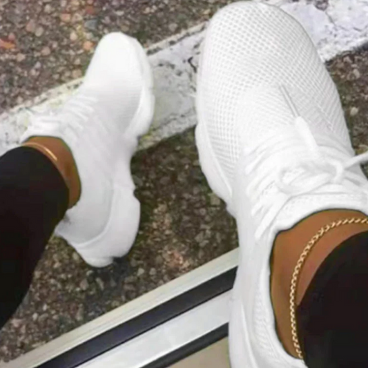 Women's White Sneakers – Stylish Trainers for Comfort and Everyday Wear