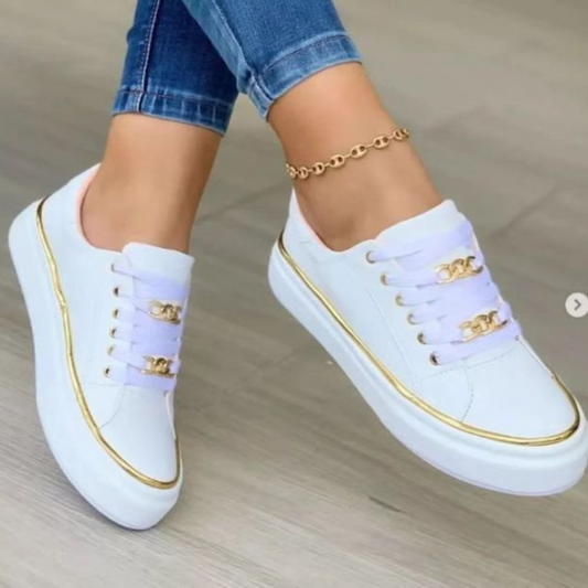 Women's White Sneakers – Stylish Trainers for Casual and Sporty Looks