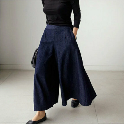 Wide Leg Trousers Women – Comfortable High-Waisted Pants for Casual Style