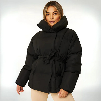 Women's Winter Down Jacket – Short Quilted Warm Coat for Cold Weather