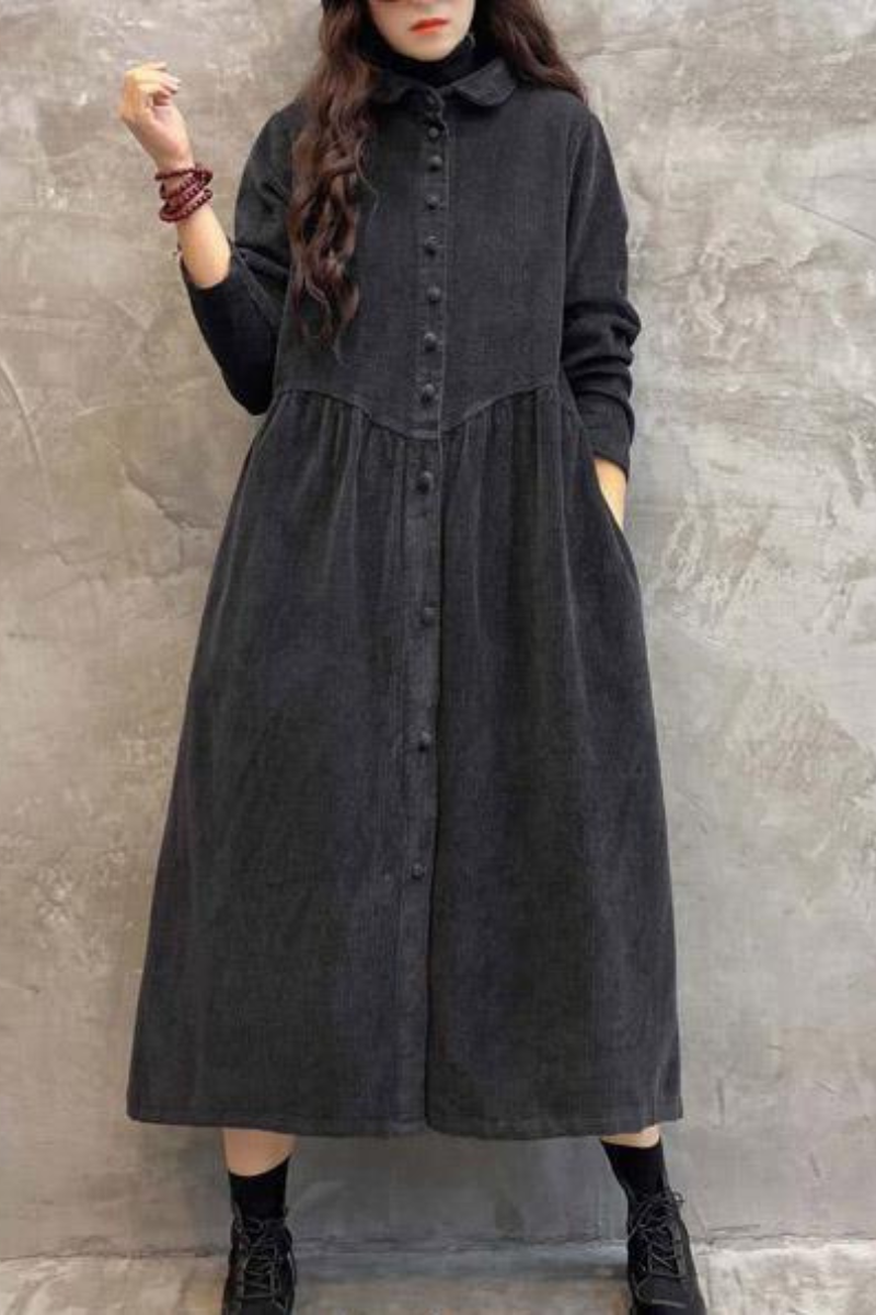 Winter Midi Dress – Long Sleeve Elegant Dress for Women, Perfect for Parties