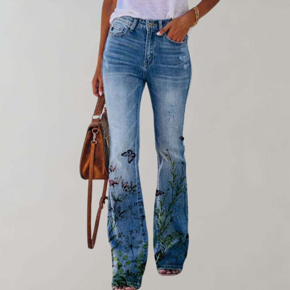 Flared Jeans for Women – High Waist Denim Pants for Casual and Chic Style