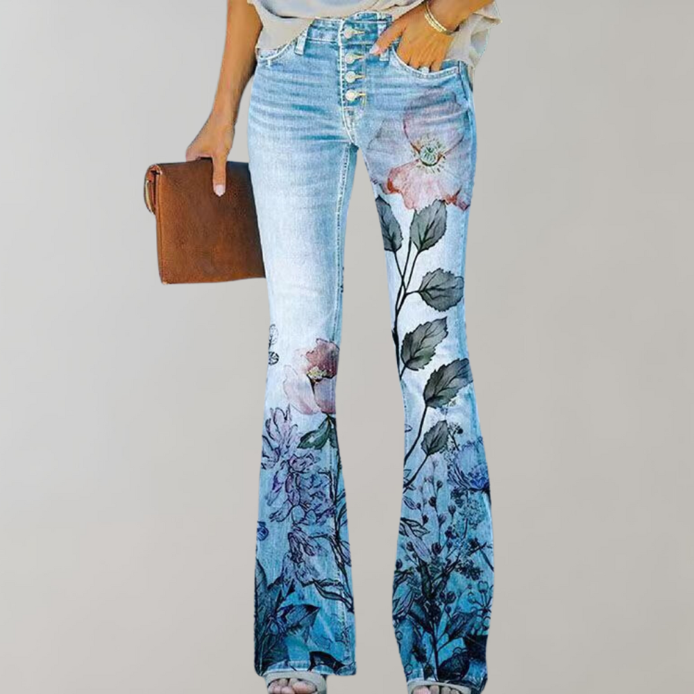 Flared Jeans for Women – High Waist Denim Pants for Casual and Chic Style