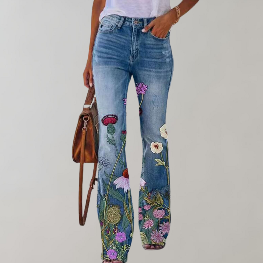 Flared Jeans for Women – High Waist Denim Pants for Casual and Chic Style