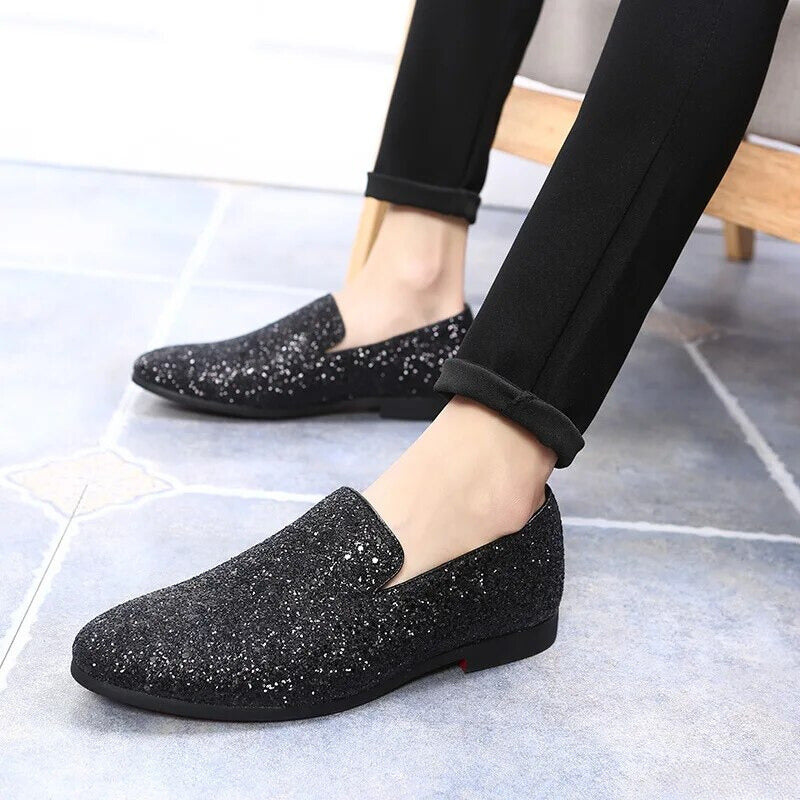 Men's Loafers Black – Stylish Leather Slip-On Shoes for Casual and Formal Wear