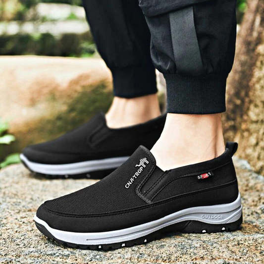 Men's Comfort Shoes Black – Stylish Casual Footwear for All-Day Wear