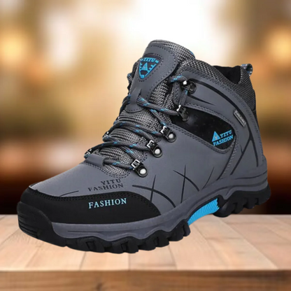 Men's Trekking Shoes – Durable Black Hiking Footwear for Outdoor Adventures