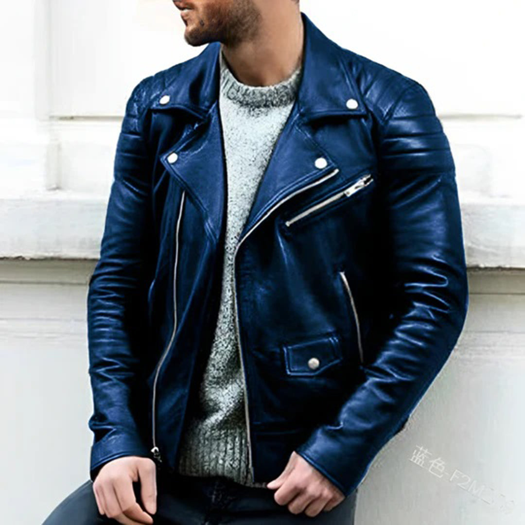 Men's Lightweight Blue Jacket – Stylish Casual Outerwear for All Seasons