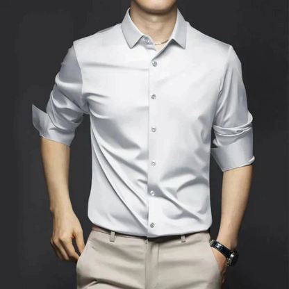 Men's Long Sleeve Business Shirt – Stylish Dress Shirt for Office Wear