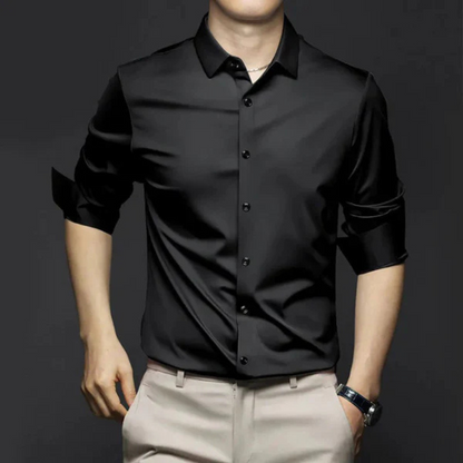 Men's Long Sleeve Business Shirt – Stylish Dress Shirt for Office Wear