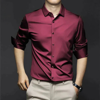 Men's Long Sleeve Business Shirt – Stylish Dress Shirt for Office Wear