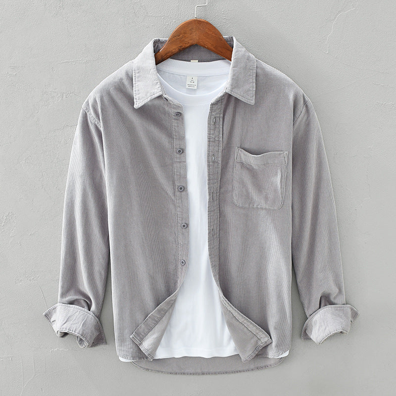 Men's Long Sleeve Button Down Shirt – Stylish Casual Dress Shirt for Work