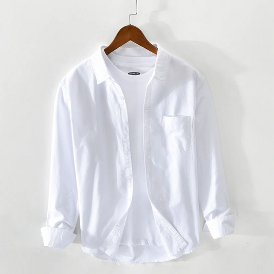 Men's White Button Down Shirt – Classic Fit, Casual & Dressy Options