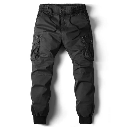 Men's Cargo Trousers Black – Stylish Comfortable Utility Pants for Everyday Wear