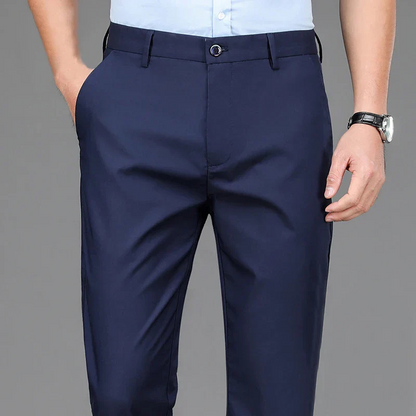 Men's Chino Trousers – Black Fabric Trousers for Casual and Smart Wear