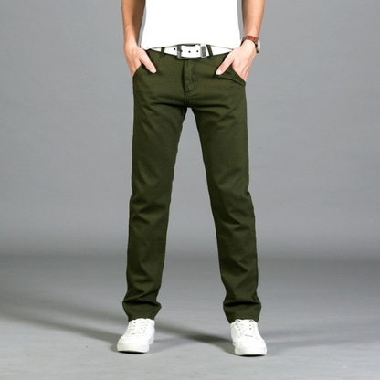 Men's Chino Trousers – Regular Fit Casual Pants for Work and Everyday Wear