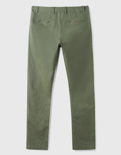 Men's Chino Trousers – Stretch Fabric Casual Pants for Work and Everyday Wear