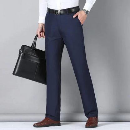 Men's Chino Trousers – Black Casual Trousers for Work and Everyday Wear