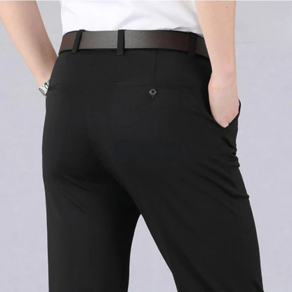 Men's Chino Trousers – Black Casual Trousers for Work and Everyday Wear